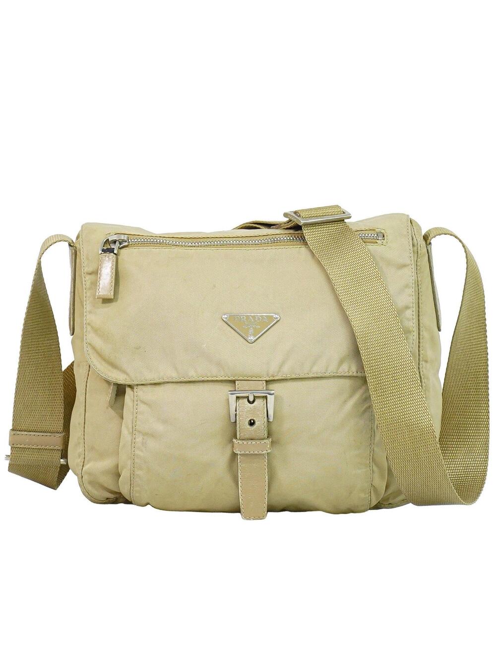 Prada Buckle Messenger Bag Tessuto #367311P53B